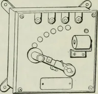 An illustration from An elementary book on electricity and magnetism and their applications (1919)