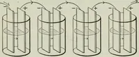 An illustration from An elementary book on electricity and magnetism and their applications (1919)