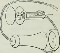 An illustration from An elementary book on electricity and magnetism and their applications (1919)