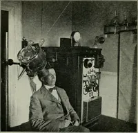 An illustration from An elementary book on electricity and magnetism and their applications (1919)