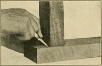 An illustration from Elementary cabinetwork for manual training classes (1909)