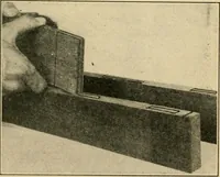 An illustration from Elementary cabinetwork for manual training classes (1909)