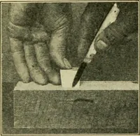 An illustration from Elementary cabinetwork for manual training classes (1909)