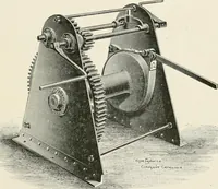 An illustration from Elementary lessons in steam machinery and the marine steam engine, with a short description of the construction of a battleship (1893)