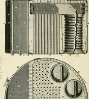 An illustration from Elementary lessons in steam machinery and the marine steam engine, with a short description of the construction of a battleship (1893)