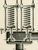 An illustration from Elementary lessons in steam machinery and the marine steam engine, with a short description of the construction of a battleship (1893)