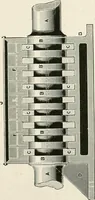 An illustration from Elementary lessons in steam machinery and the marine steam engine, with a short description of the construction of a battleship (1893)
