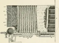 An illustration from Elementary lessons in steam machinery and the marine steam engine, with a short description of the construction of a battleship (1893)