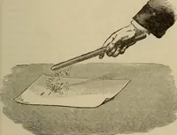 An illustration from Elementary lessons in electricity & magnetism (1895)