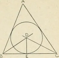 An illustration from Elementary plane geometry : inductive and deductive / by Alfred Baker (1903)