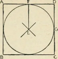 An illustration from Elementary plane geometry : inductive and deductive / by Alfred Baker (1903)