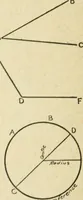 An illustration from Elementary plane geometry : inductive and deductive / by Alfred Baker (1903)