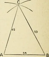 An illustration from Elementary plane geometry : inductive and deductive / by Alfred Baker (1903)