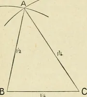 An illustration from Elementary plane geometry : inductive and deductive / by Alfred Baker (1903)