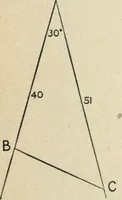 An illustration from Elementary plane geometry : inductive and deductive / by Alfred Baker (1903)