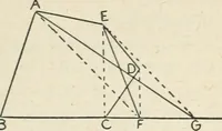 An illustration from Elementary plane geometry : inductive and deductive / by Alfred Baker (1903)