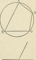 An illustration from Elementary plane geometry : inductive and deductive / by Alfred Baker (1903)