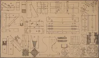 An illustration from Elementary projection drawing. Theory and practice. For preparatory and higher scientific schools, industrial and normal classes; and the self-instruction of teachers, inventors, draftsmen, and artisans. In six divisions .. (1880)