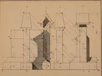 An illustration from Elementary projection drawing. Theory and practice. For preparatory and higher scientific schools, industrial and normal classes; and the self-instruction of teachers, inventors, draftsmen, and artisans. In six divisions .. (1880)