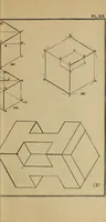 An illustration from Elementary projection drawing. Theory and practice. For preparatory and higher scientific schools, industrial and normal classes; and the self-instruction of teachers, inventors, draftsmen, and artisans. In six divisions .. (1880)