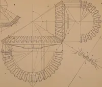 An illustration from Elementary projection drawing. Theory and practice. For preparatory and higher scientific schools, industrial and normal classes; and the self-instruction of teachers, inventors, draftsmen, and artisans. In six divisions .. (1880)