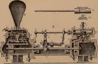 An illustration from Elementary projection drawing. Theory and practice. For preparatory and higher scientific schools, industrial and normal classes; and the self-instruction of teachers, inventors, draftsmen, and artisans. In six divisions .. (1880)