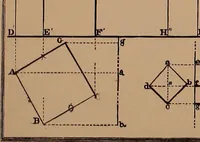 An illustration from Elementary projection drawing. Theory and practice. For preparatory and higher scientific schools, industrial and normal classes; and the self-instruction of teachers, inventors, draftsmen, and artisans. In six divisions .. (1880)
