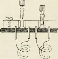 An illustration from Elementary telegraphy : a manual for students; written specially to meet the requirements of the ordinary grade of the subject as published in the syllabus of the city and guilds of London Institute (1910)