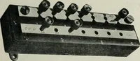 An illustration from Elementary telegraphy : a manual for students; written specially to meet the requirements of the ordinary grade of the subject as published in the syllabus of the city and guilds of London Institute (1910)