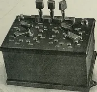 An illustration from Elementary telegraphy : a manual for students; written specially to meet the requirements of the ordinary grade of the subject as published in the syllabus of the city and guilds of London Institute (1910)