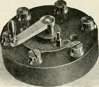 An illustration from Elementary telegraphy : a manual for students; written specially to meet the requirements of the ordinary grade of the subject as published in the syllabus of the city and guilds of London Institute (1910)