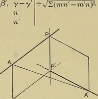 An illustration from An elementary treatise on coordinate geometry of three dimensions (1912)