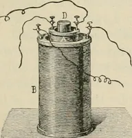 An illustration from Elementary treatise on electricity and magnetism : founded on Joubert's "Traité élémentaire d'électricité" (1909)