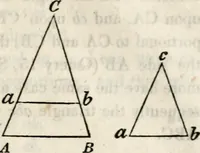 An illustration from An elementary treatise on geometry : simplified for beginners not versed in algebra (1833)