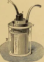 An illustration from Elementary treatise on electric batteries (1880)
