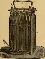 An illustration from Elementary treatise on electric batteries (1880)