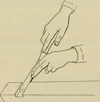 An illustration from Elementary woodworking (1903)