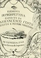 Picture 4 of 32 from Elementi di prospettiva : per uso degli architetti, e pittori (1747), leaf 6