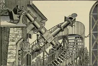 An illustration from The elements of astronomy; a textbook (1919)