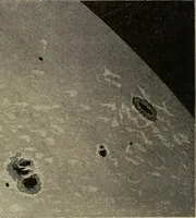 An illustration from Elements of astronomy: accompanied with numerous illustrations, a colored representation of the solar, stellar, and nebular spectra, and celestial charts of the northern and the southern hemisphere (1875)