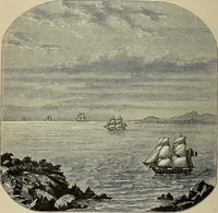 An illustration from Elements of astronomy: accompanied with numerous illustrations, a colored representation of the solar, stellar, and nebular spectra, and celestial charts of the northern and the southern hemisphere (1875)