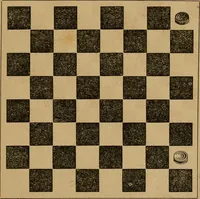 An illustration from The elements of draughts; or, Beginners' sure guide: containing a thorough and minute exposition of every principle separately explained: together with model games .. (1872)