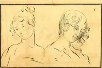 An illustration from Elements of drawing exemplified in a variety of figures and sketches of parts of the human form (1814)
