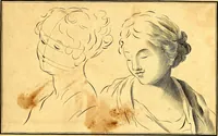 An illustration from Elements of drawing exemplified in a variety of figures and sketches of parts of the human form (1814)