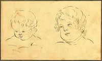 Picture 19 of 48 from Elements of drawing exemplified in a variety of figures and sketches of parts of the human form (1814), leaf 28