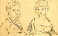Picture 22 of 48 from Elements of drawing exemplified in a variety of figures and sketches of parts of the human form (1814), leaf 30