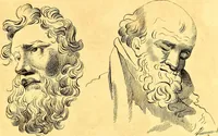 An illustration from Elements of drawing exemplified in a variety of figures and sketches of parts of the human form (1814)
