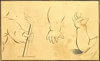 Picture 32 of 48 from Elements of drawing exemplified in a variety of figures and sketches of parts of the human form (1814), leaf 44