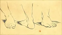Picture 38 of 48 from Elements of drawing exemplified in a variety of figures and sketches of parts of the human form (1814), leaf 52