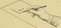 An illustration from Elements of drawing (1912)